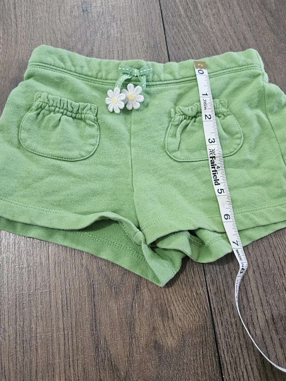 Gymboree green daisy
